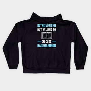 Introverted Backgammon Kids Hoodie